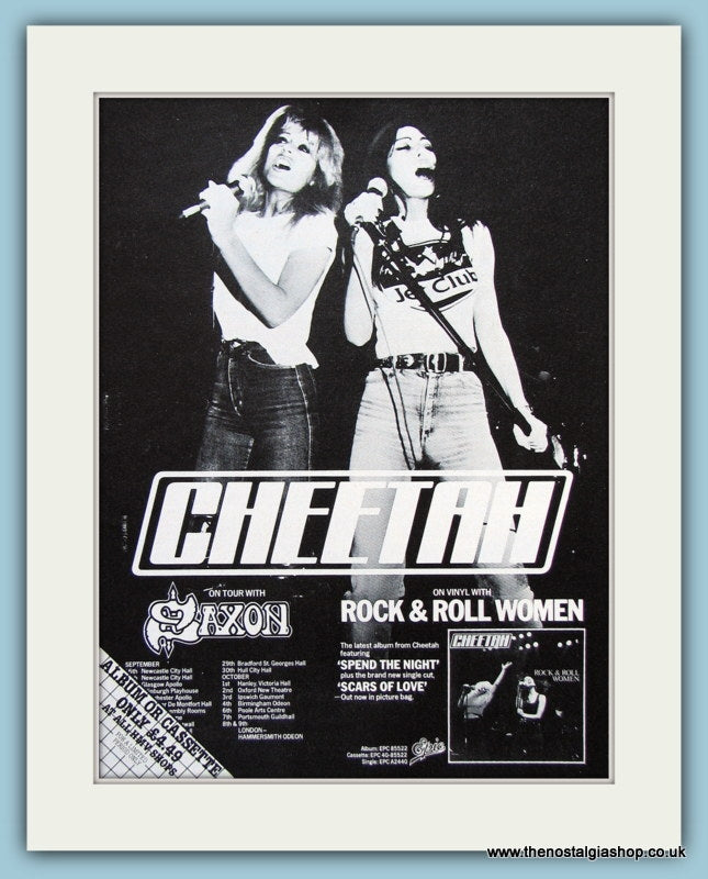 Cheetah Rock & Roll Women Original Music Advert 1982 (ref AD3761)