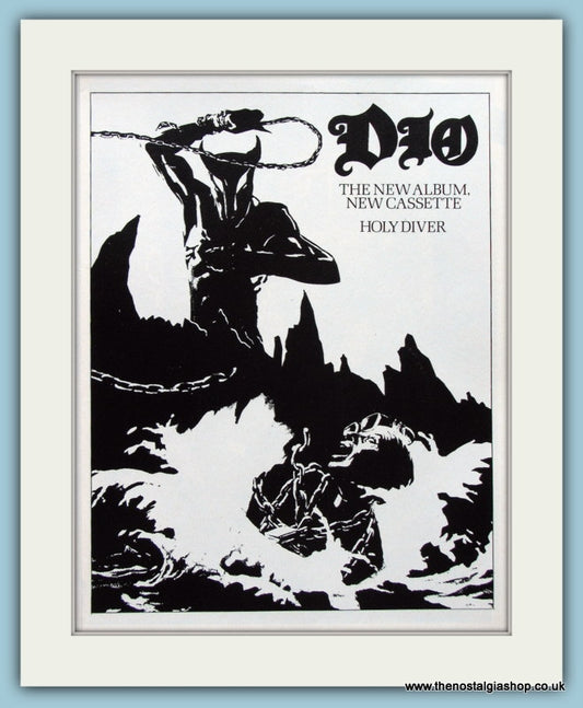 Dio Holy Diver Original Advert 1983 (ref AD4443)