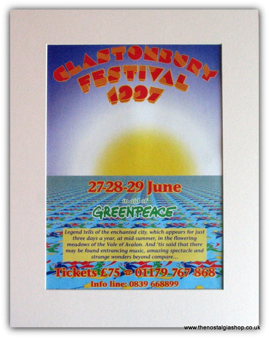 Glastonbury Festival Advert 1997 (ref AD1837)