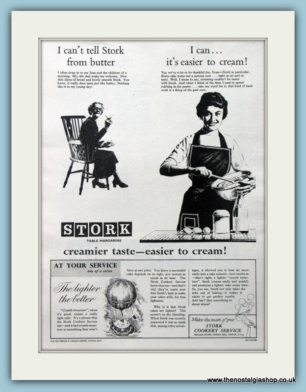 Stork Margarine Original Advert 1970 (ref AD4382)