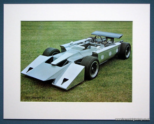 Cosworth V8 4WD 1969. Colour Photo Print 1975 (ref AD1333)