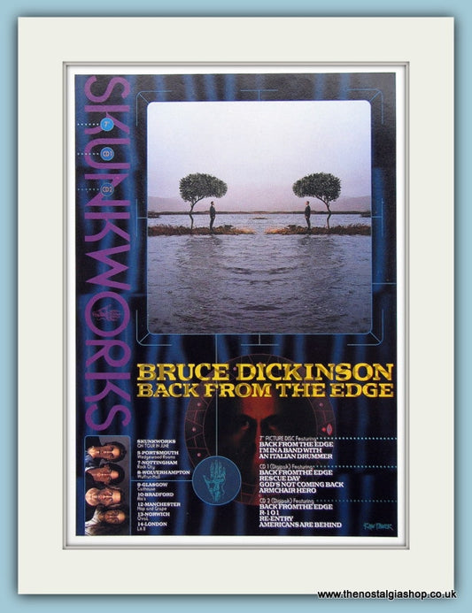 Bruce Dickinson Back From The Edge Original Music Advert 1996 (ref AD3459)