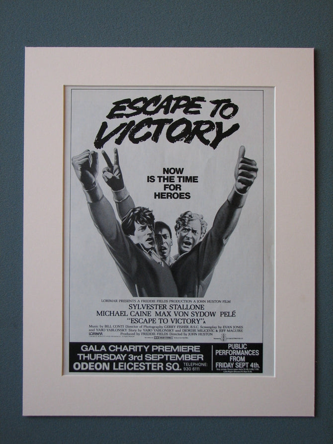 Escape To Victory 1981 Original advert (ref AD449)