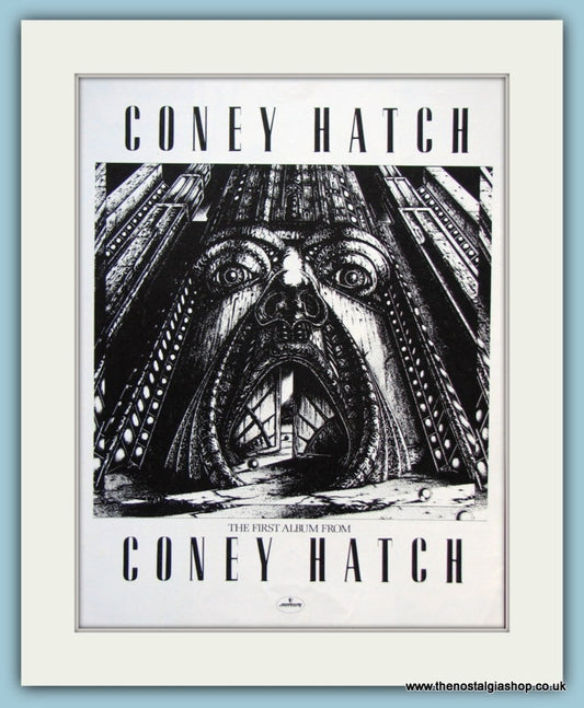 Coney Hatch First Album Original Music Advert 1983 (ref AD3741)