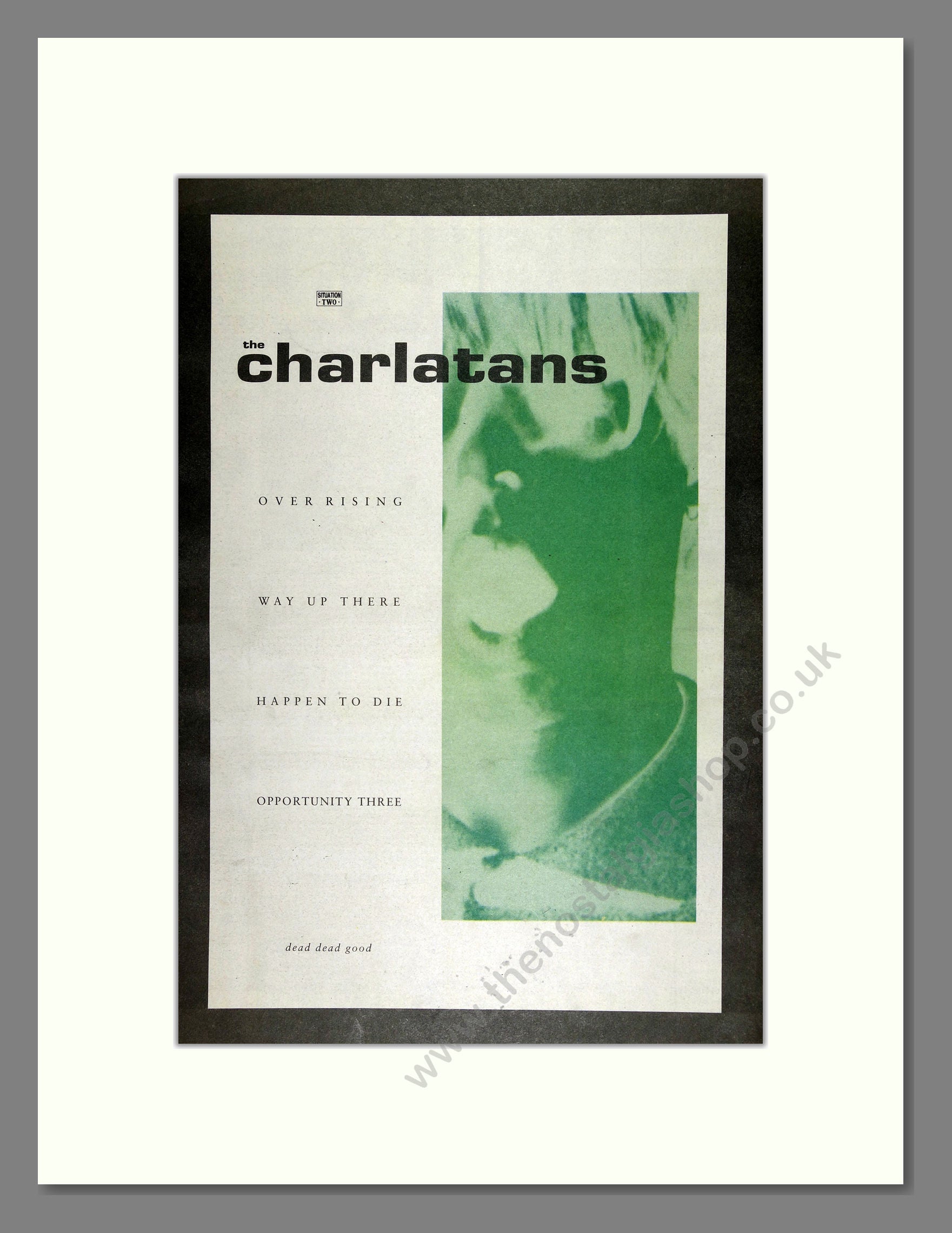 Charlatans (The) - Over Rising . Vintage Advert 1991 (ref AD16270)