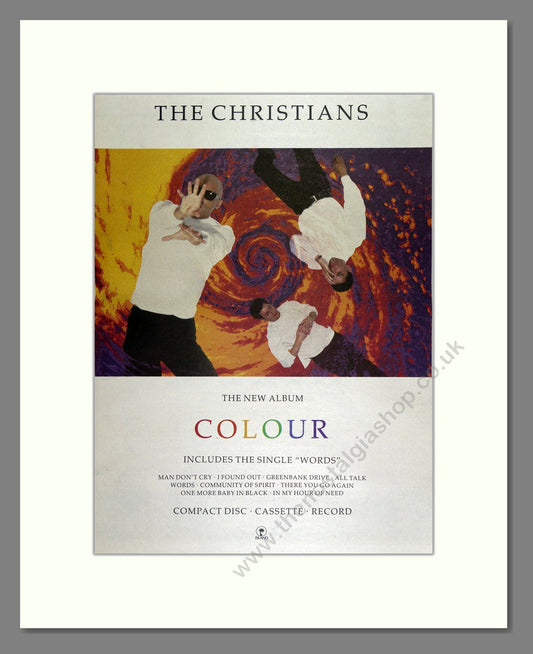 Christians (The) - Colour. Vintage Advert 1990 (ref AD16280)