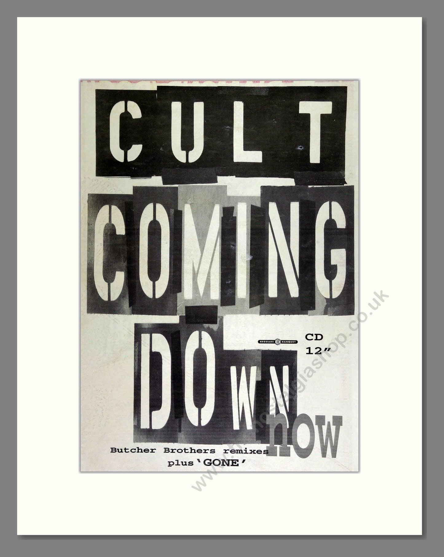 Cult (The) - Coming Down. Vintage Advert 1994 (ref AD16282)