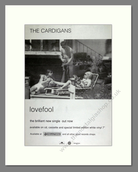 Cardigans (The) - Lovefool. Vintage Advert 1996 (ref AD16313)