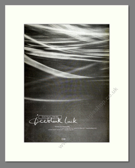 Cocteau Twins - Iceblink Luck. Vintage Advert 1990 (ref AD16320)