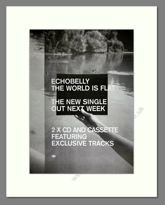 Echobelly - The World Is Flat. Vintage Advert 1997 (ref AD16341)