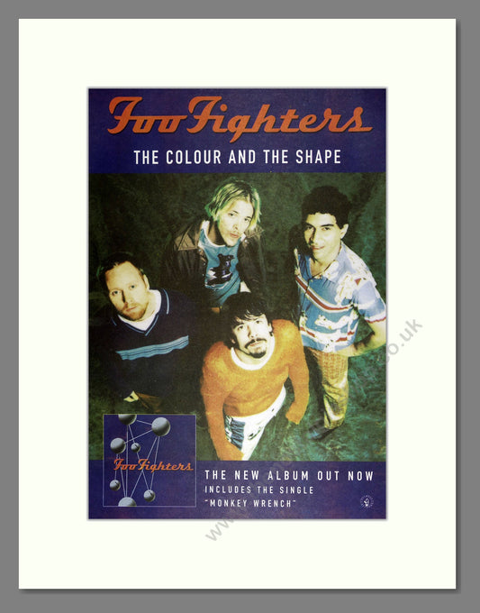 Foo Fighters - The Colour And The Shape. Vintage Advert 1997 (ref AD16367)