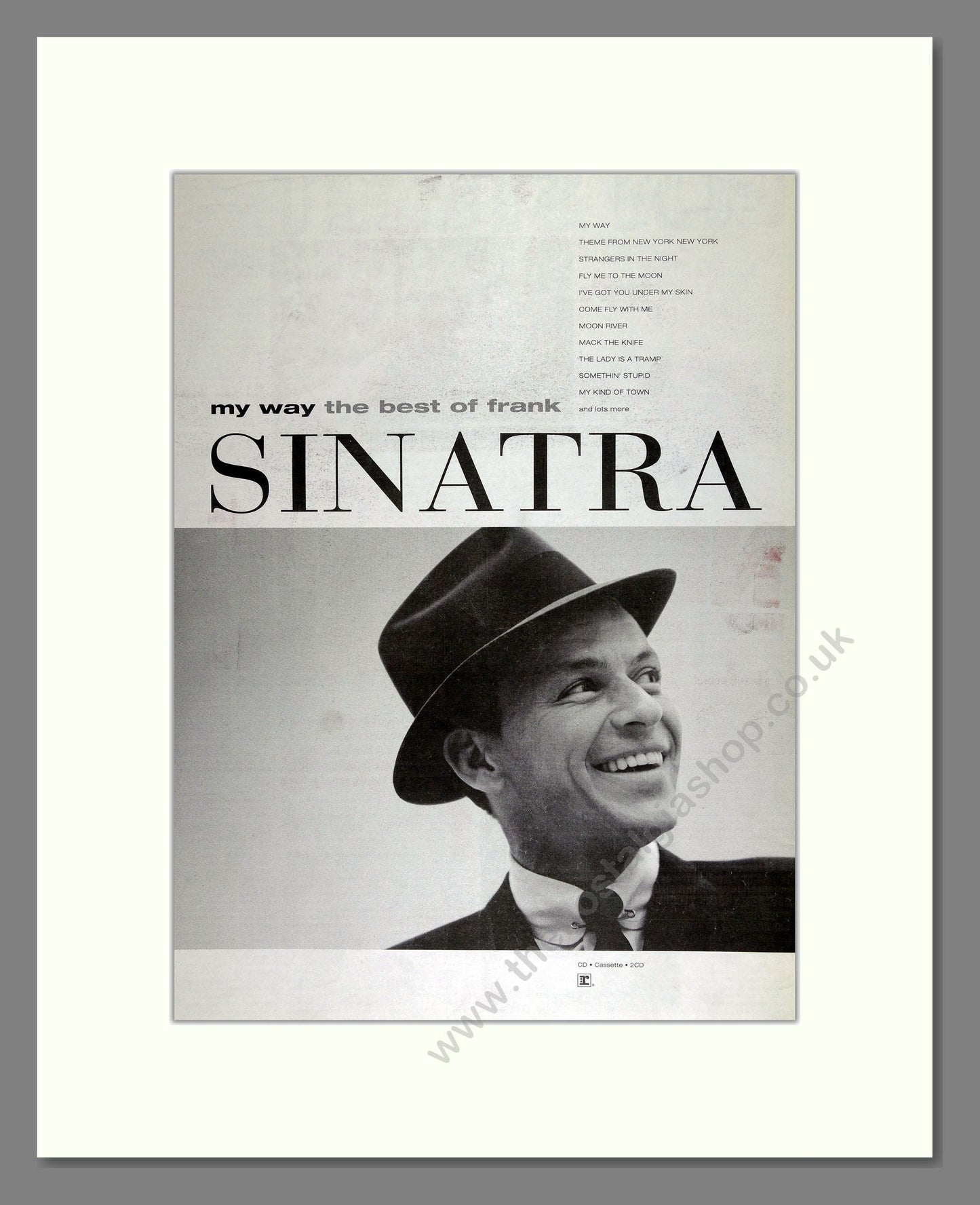 Frank Sinatra - My Way (Best of). Vintage Advert 1997 (ref AD16369)