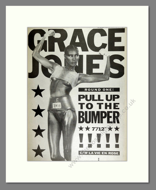 Grace Jones - Pull Up To The Bumper. Vintage Advert 1986 (ref AD16377)