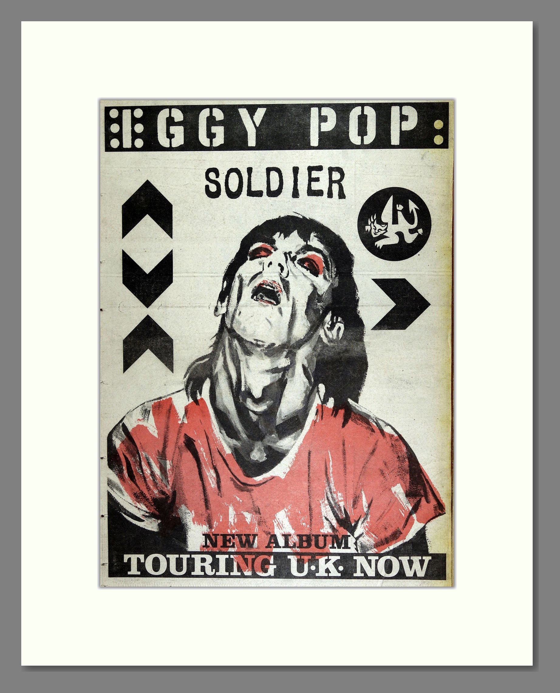 Iggy Pop - Soldier. Vintage Advert 1980 (ref AD16438)