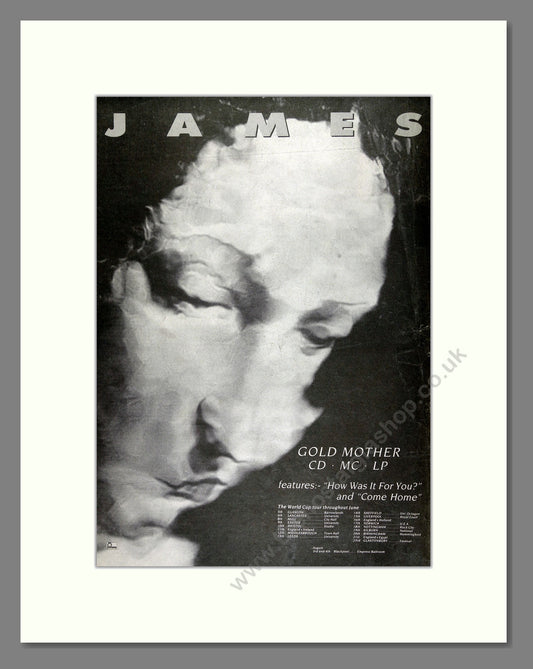 James - Gold Mother. Vintage Advert 1990 (ref AD16484)