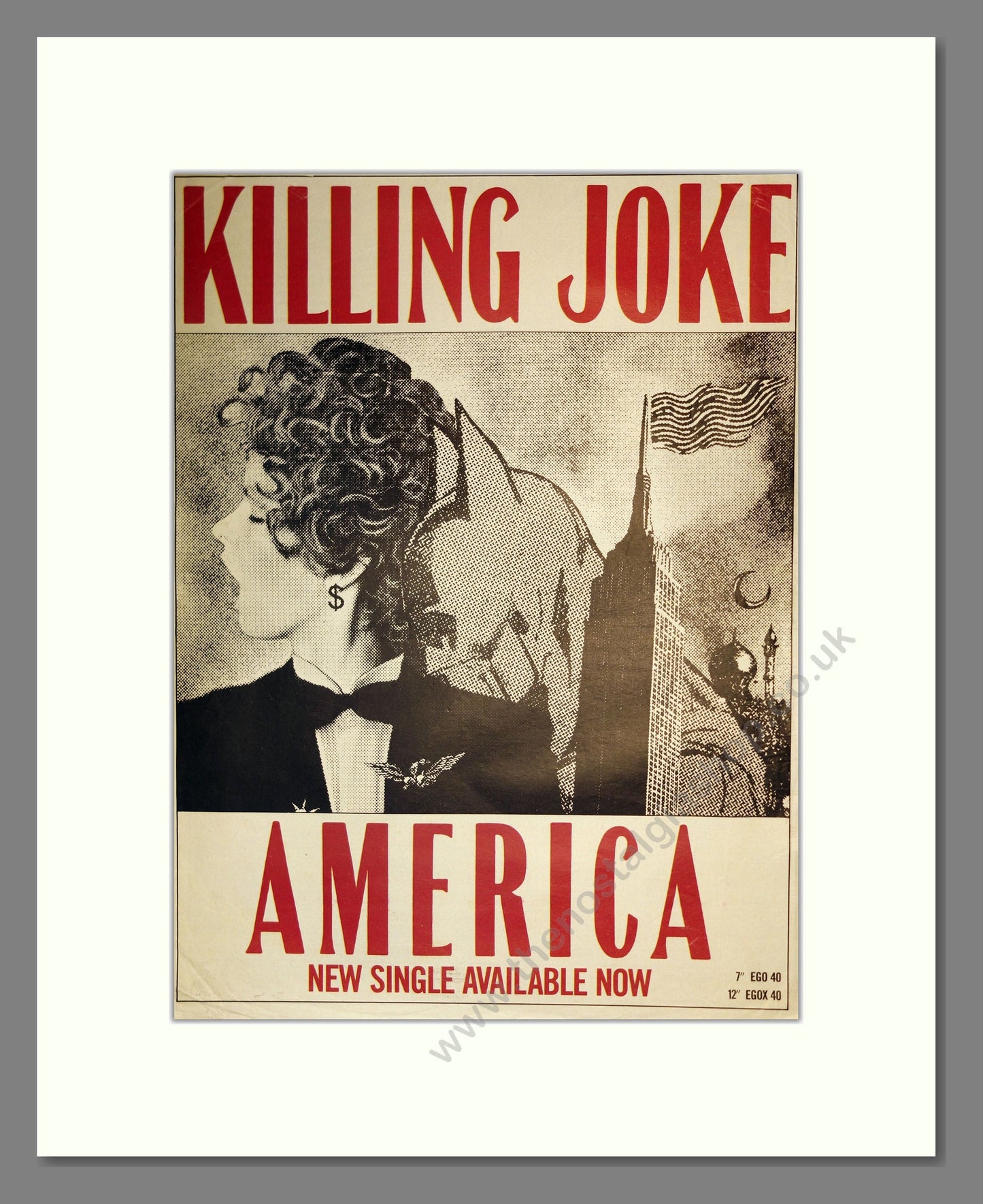 Killing Joke - America. Vintage Advert 1988 (ref AD16499)