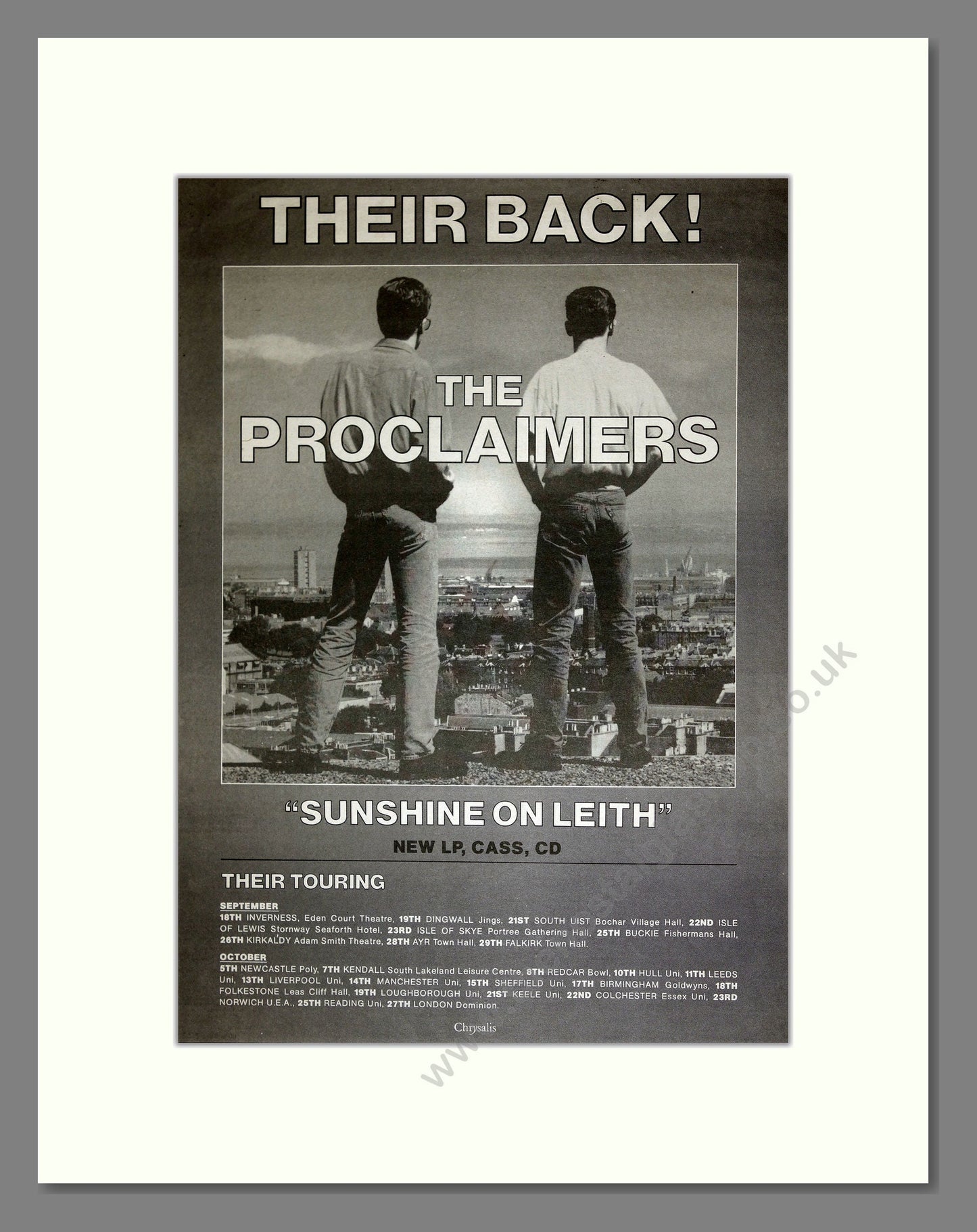 proclaimers tour leith