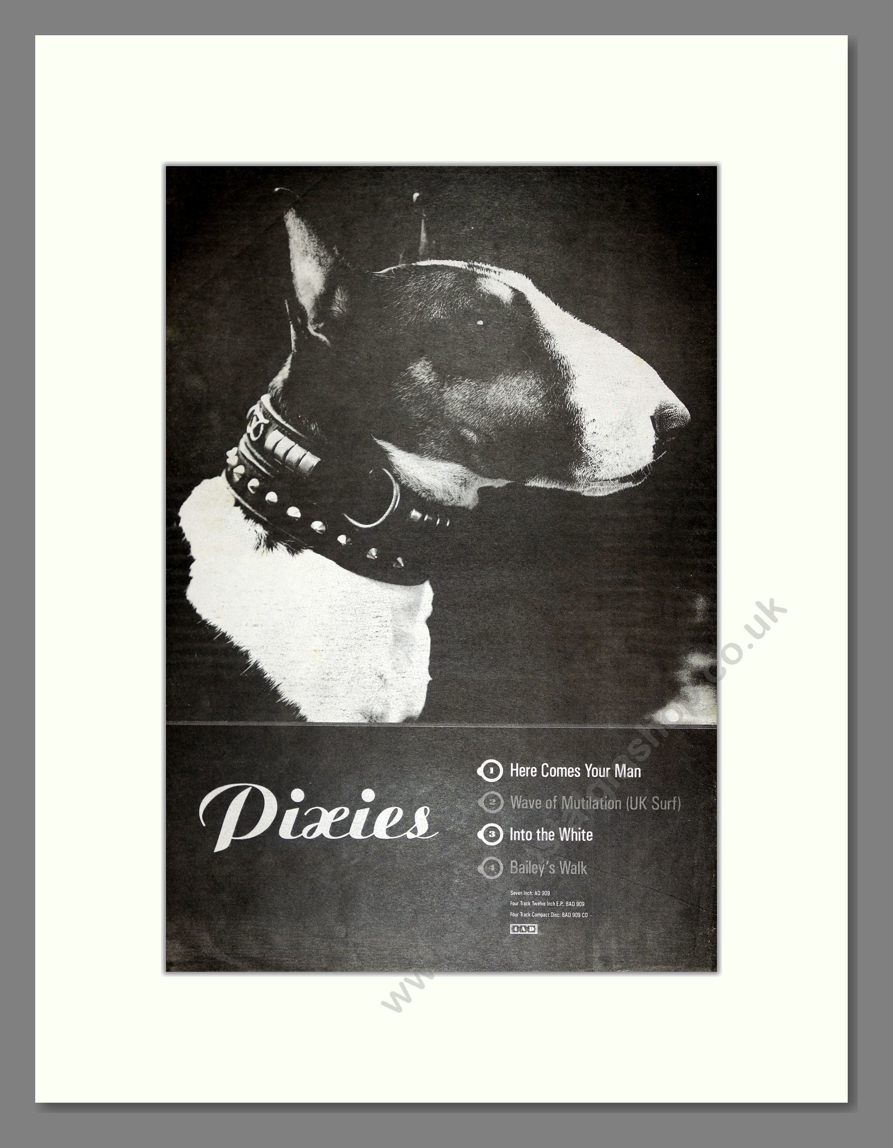 Pixies - Here Comes Your Man. Vintage Advert 1989 (ref AD16679)