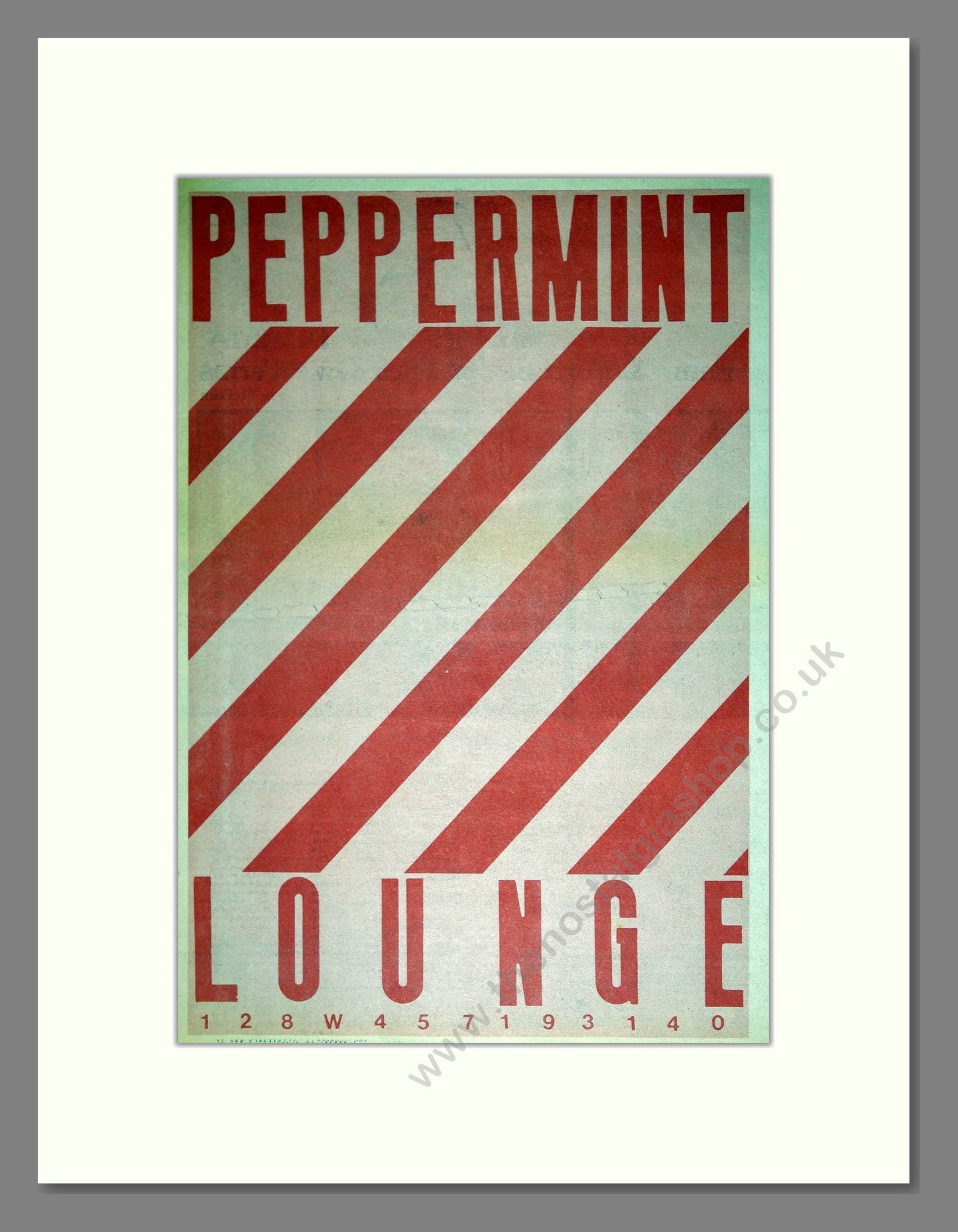 Peppermint Lounge - New York Club. Vintage Advert 1981 (ref AD16758)