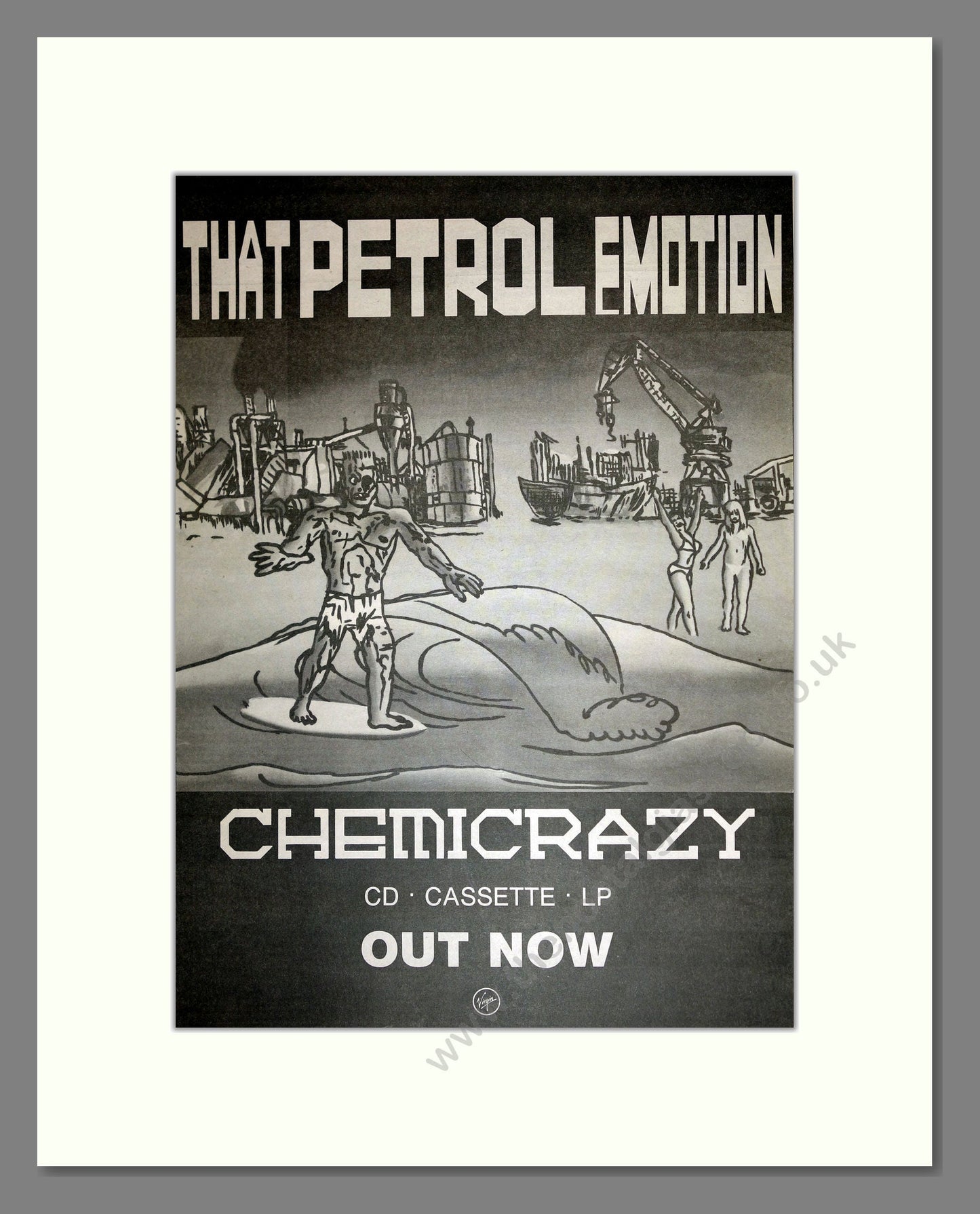 That Petrol Emotion - Chemicrazy. Vintage Advert 1990 (ref AD16839)