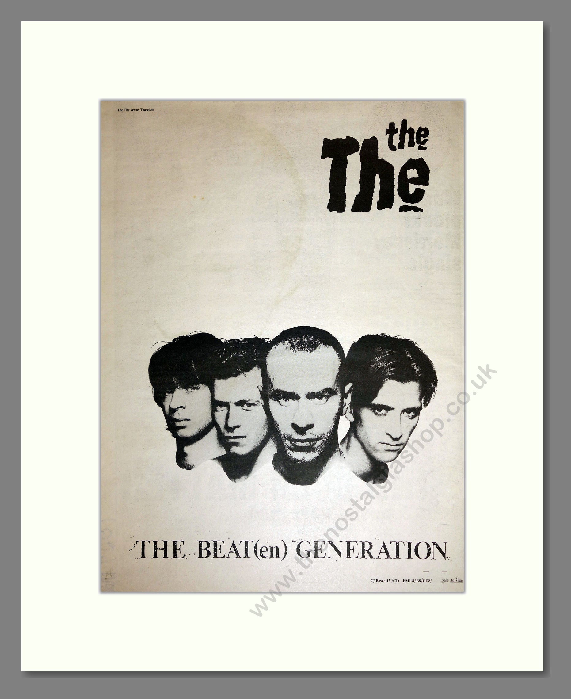 The The - The Beat(en) Geneation. Vintage Advert 1989 (ref AD16846)