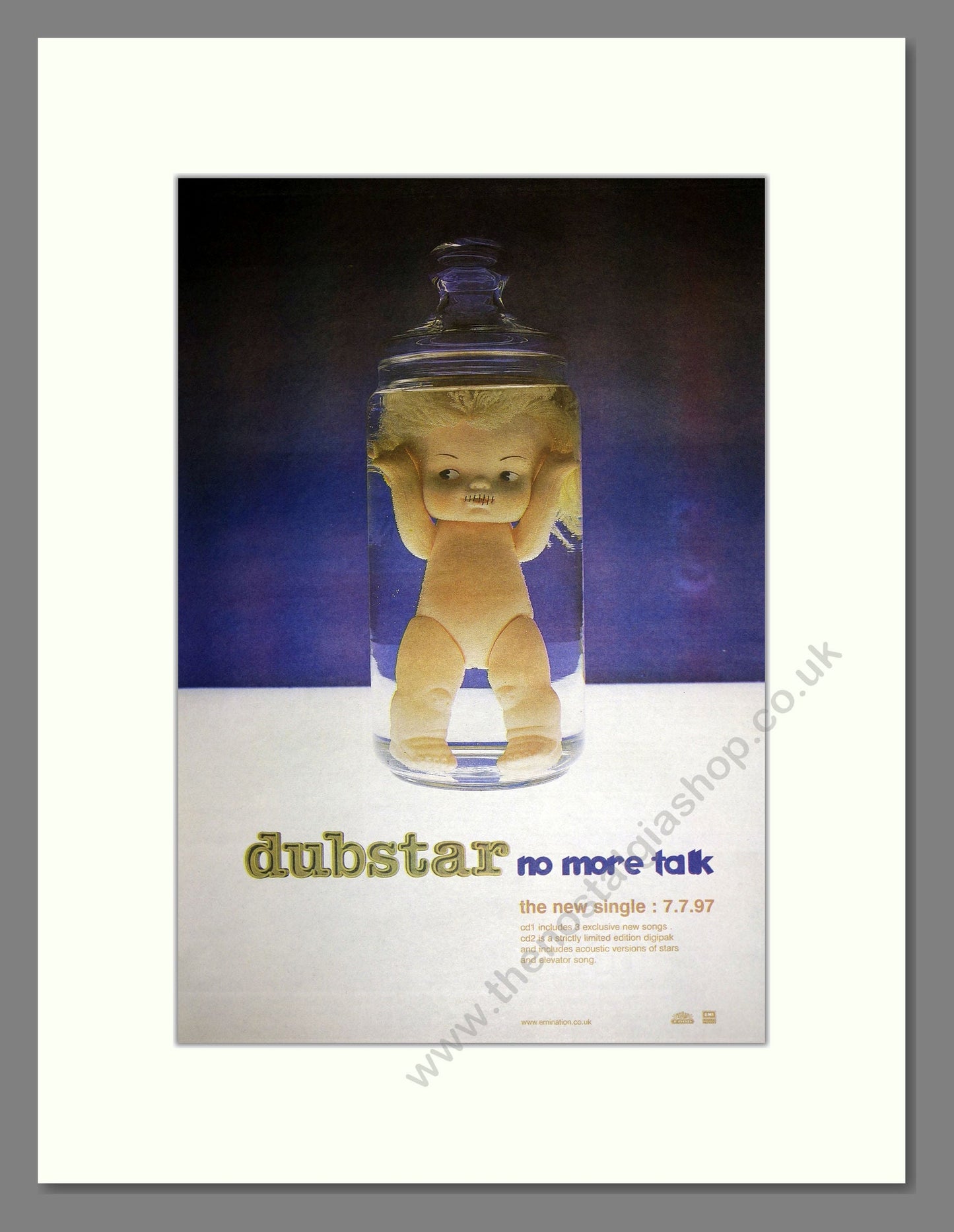 Dub Star - No More Talk. Vintage Advert 1997 (ref AD16852)