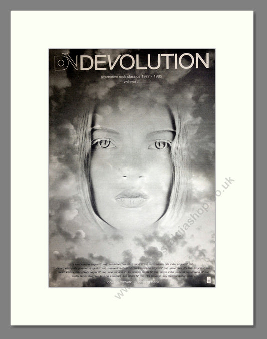 Devolution (Various) - Alternative Rock Classics 1977-1985. Vintage Advert 1996 (ref AD16860)