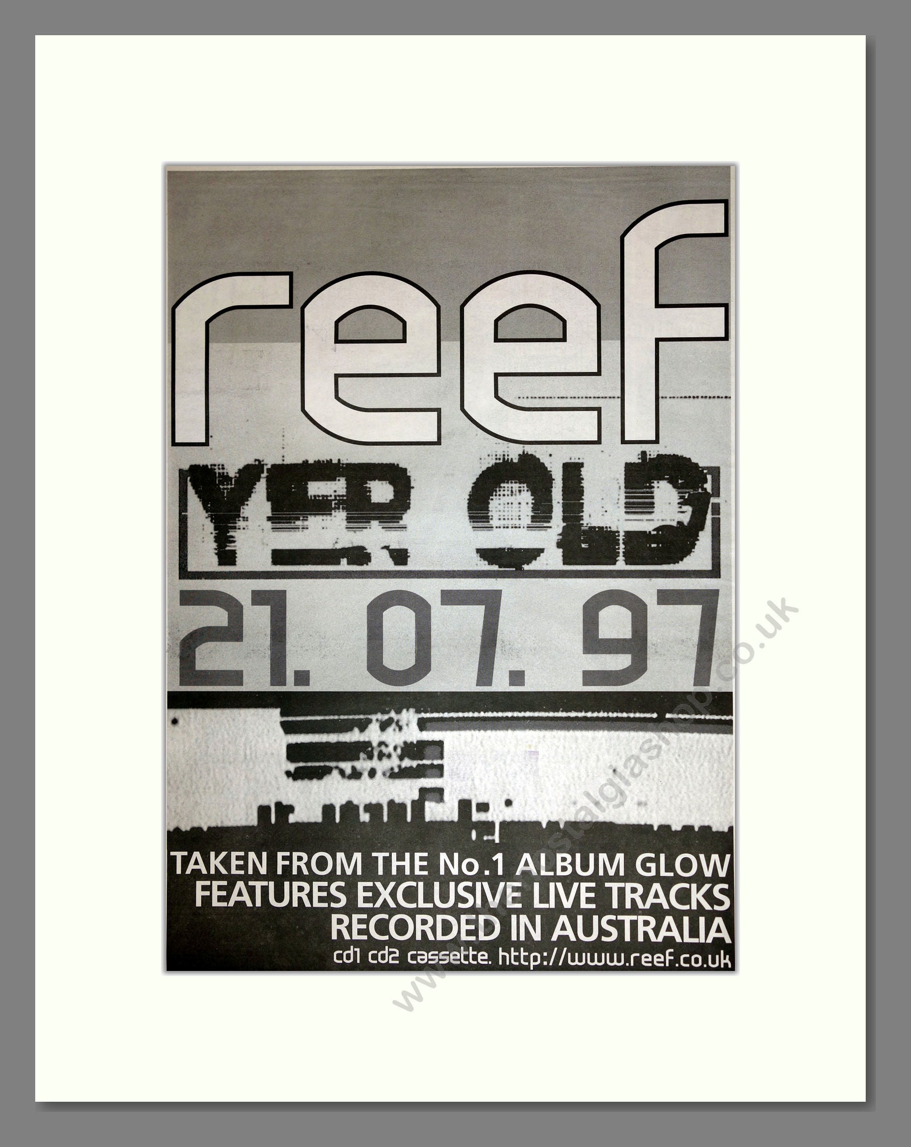 Reef - Yer Old. Vintage Advert 1997 (ref AD16878)