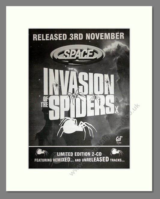 Space - Invasion of the Spiders. Vintage Advert 1997 (ref AD16899)