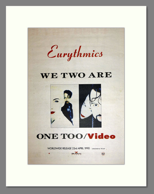 Eurythmics - We Two Are One Too. Vintage Advert 1990 (ref AD16917)