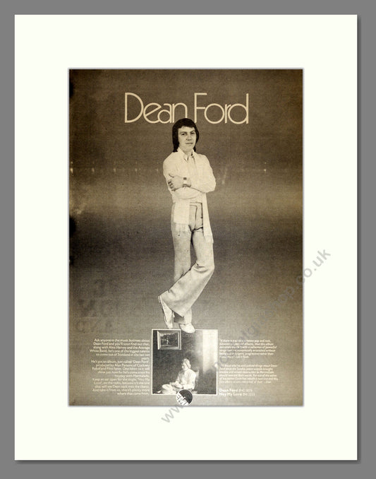 Dean Ford - Hey My Love. Vintage Advert 1975 (ref AD17016)