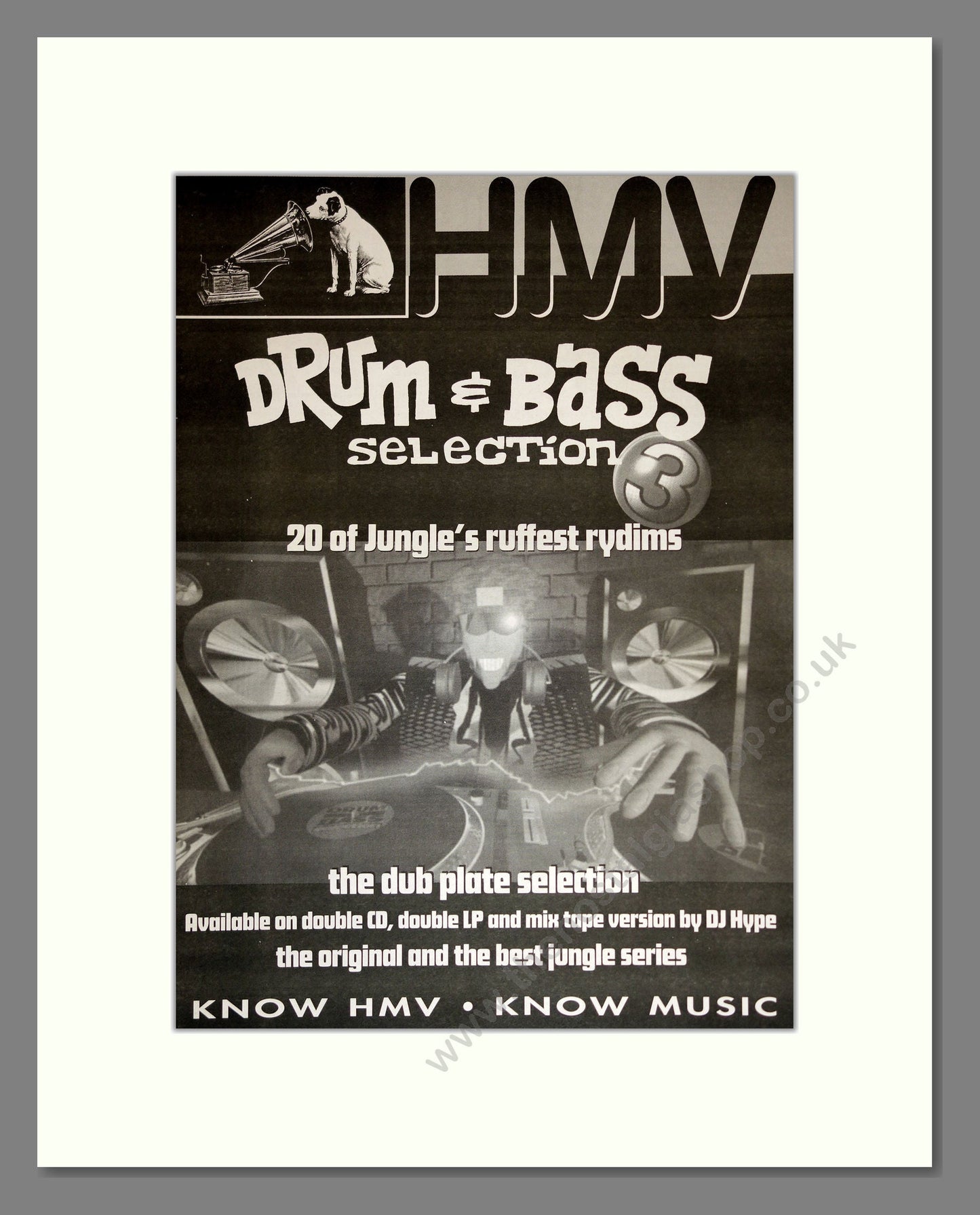 Drum n Bass - Selection. Vintage Advert 1994 (ref AD17029)