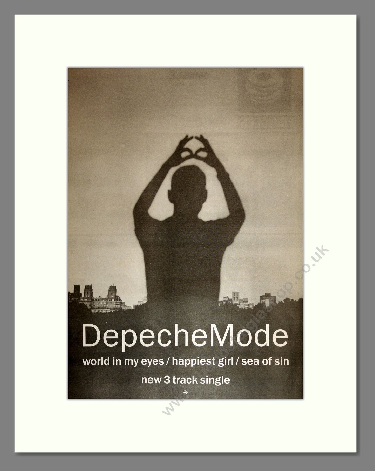 Depeche Mode - World In My Eyes. Vintage Advert 1990 (ref AD17070)