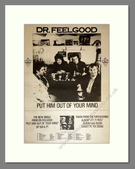 Dr Feelgood - Put Him Out Of Your Mind. Vintage Advert 1979 (ref AD17099)