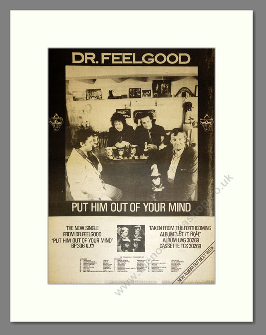 Dr Feelgood - Put Him Out Of Your Mind. Vintage Advert 1979 (ref AD17100)