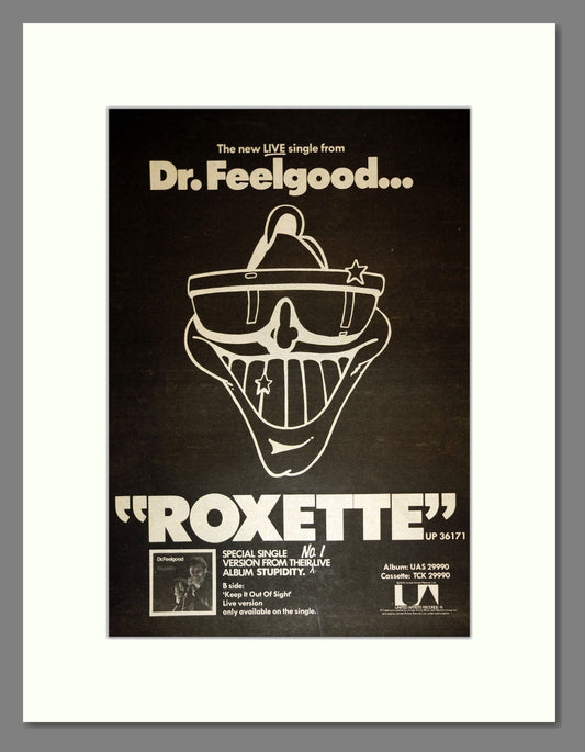 Dr Feelgood - Roxette. Vintage Advert 1976 (ref AD17101)