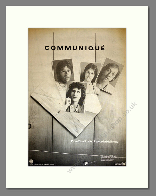 Dire Straits - Communique. Vintage Advert 1979 (ref AD17132)