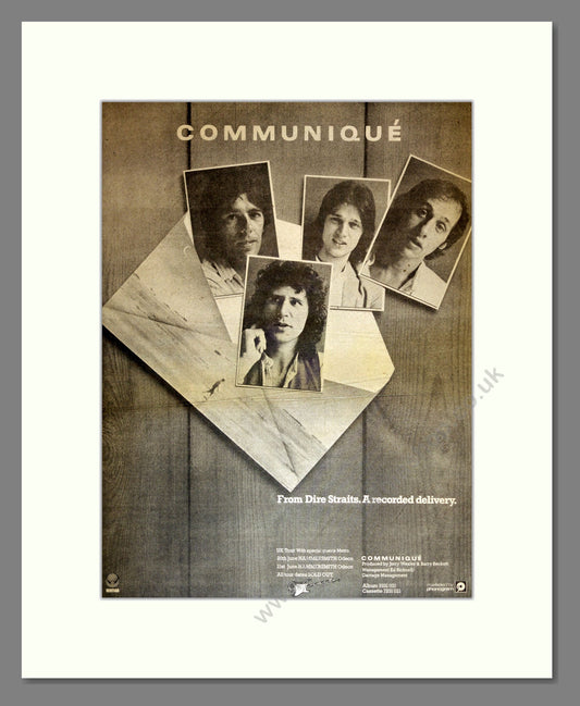 Dire Straits - Communique. Vintage Advert 1979 (ref AD17133)