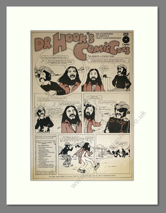 Dr Hook - Comic Cuts. Vintage Advert 1976 (ref AD17165)