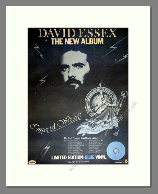 David Essex - Imperial Wizard UK Tour. Vintage Advert 1979 (ref AD17171)