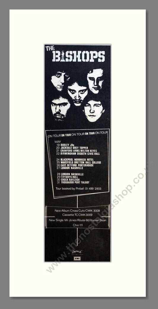 Bishops (The) - UK Tour. Vintage Advert 1979 (ref AD200893)