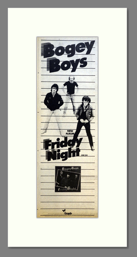 Bogey Boys - Friday Night. Vintage Advert 1979 (ref AD200944)