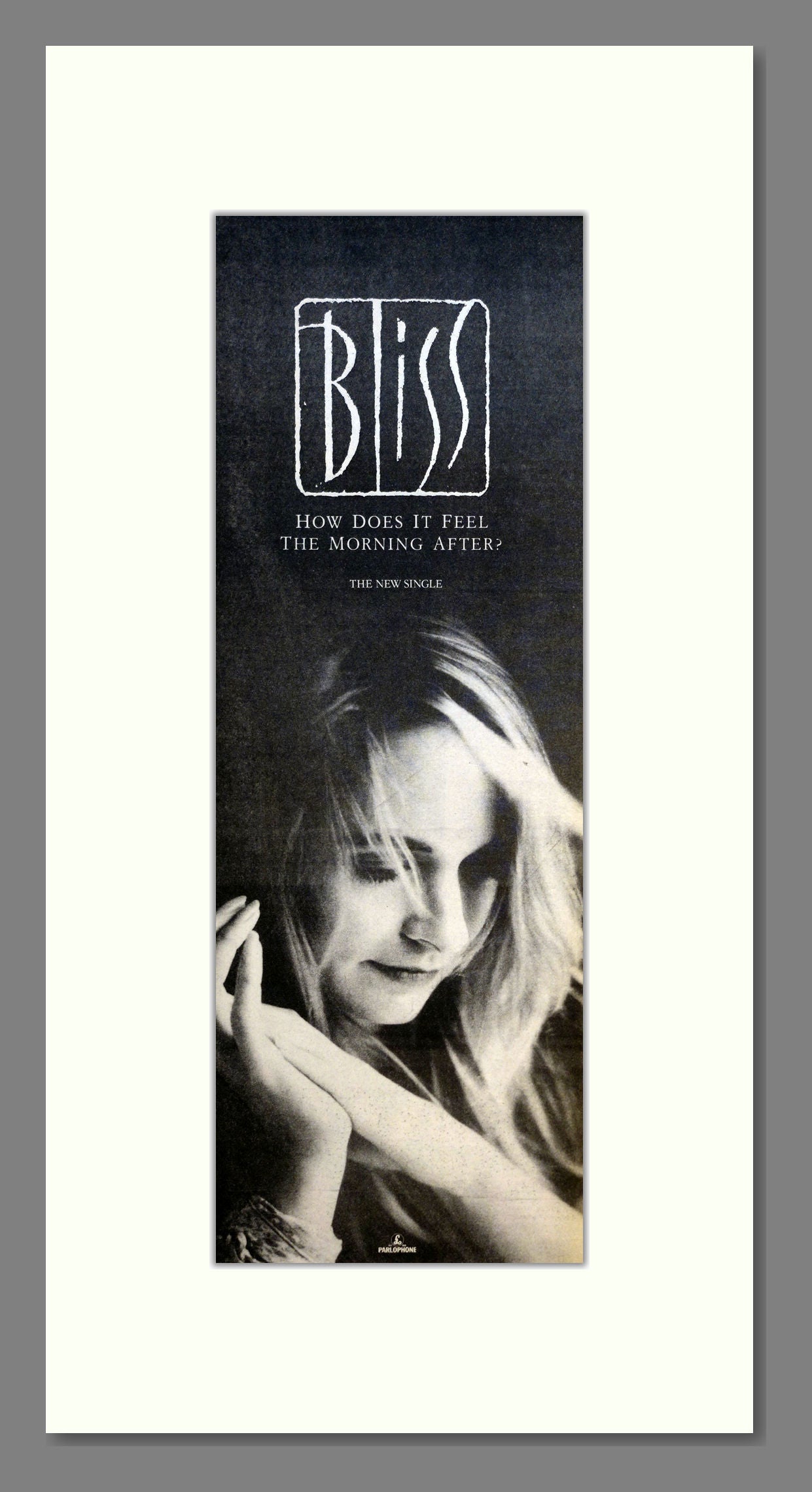 Bliss - How Does It Feel The Morning After. Vintage Advert 1989 (ref AD200949)