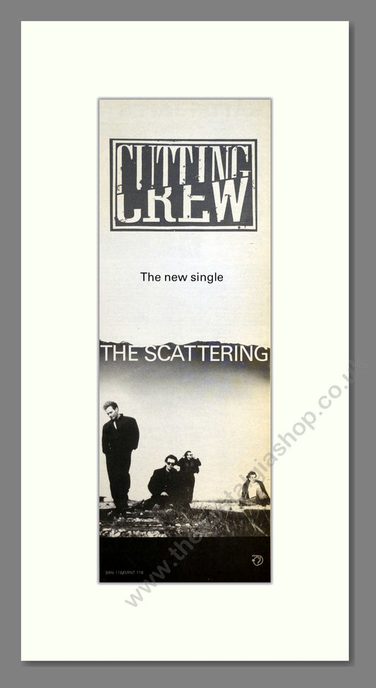 Cutting Crew - The Scattering. Vintage Advert 1989 (ref AD200991)