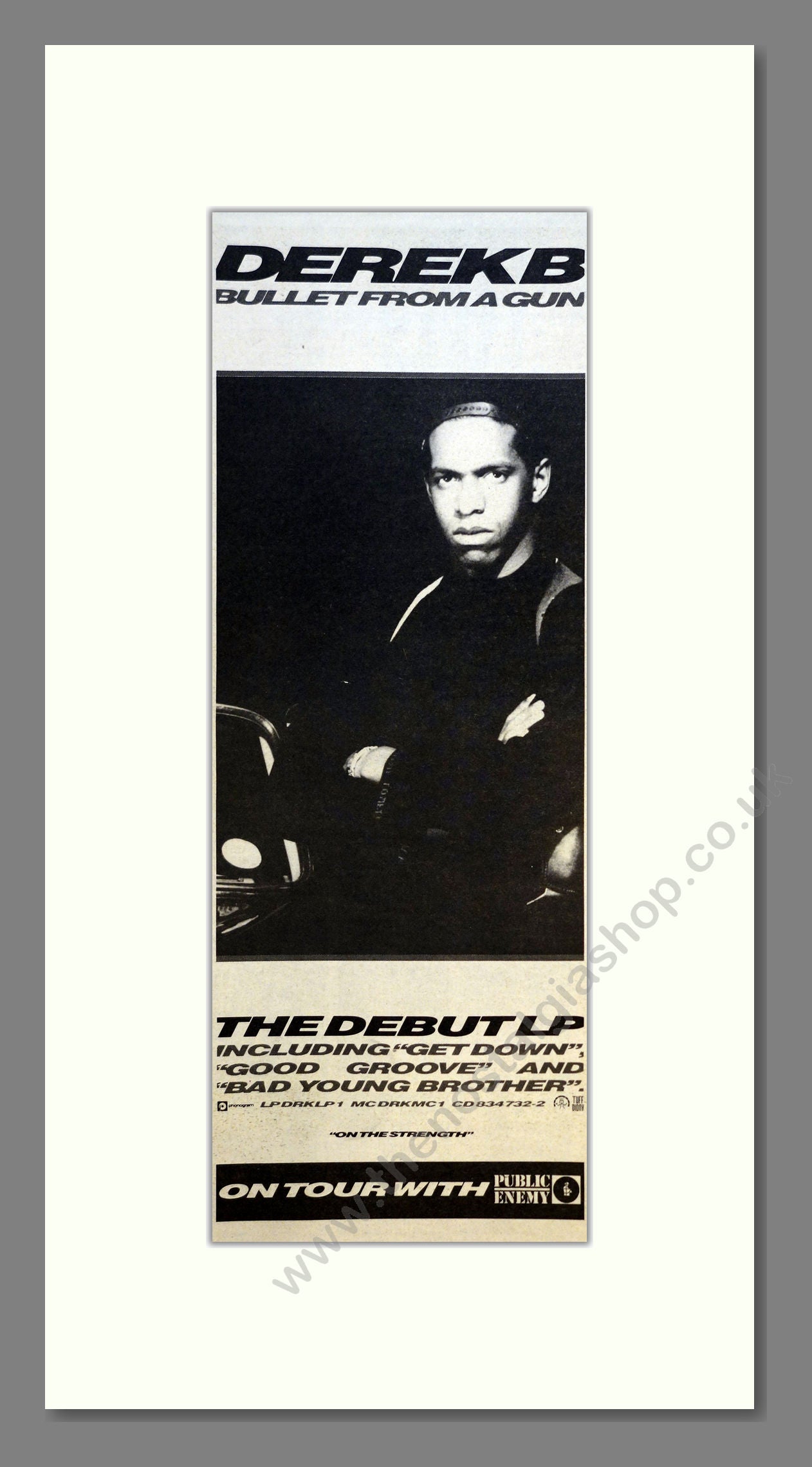 Derek B - Bullet From A Gun. Vintage Advert 1988 (ref AD201006) – The ...