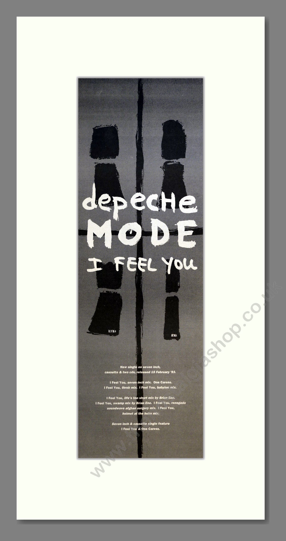 Depeche Mode - I Feel You. Vintage Advert 1993 (ref AD201008)