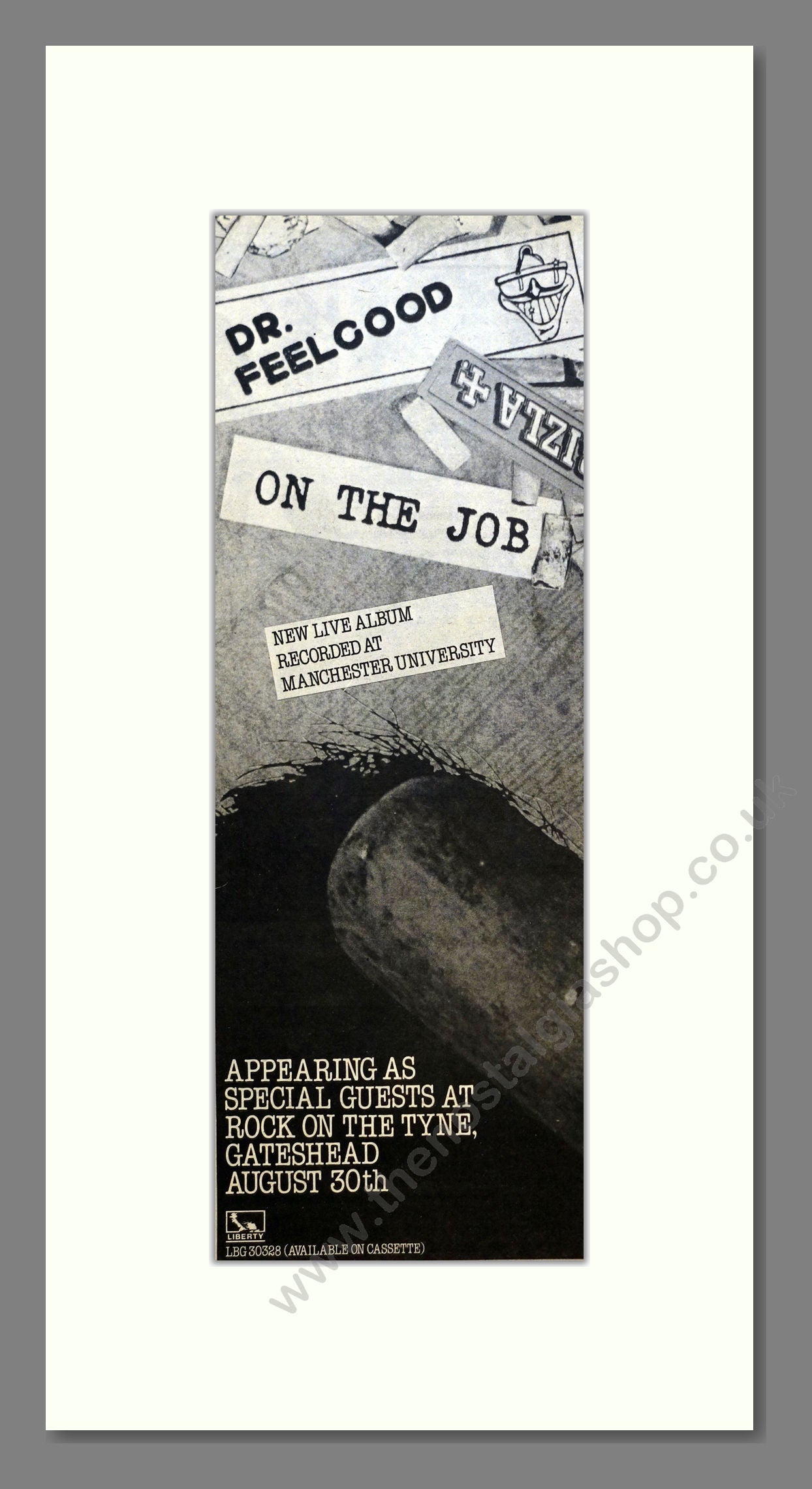 Dr Feelgood - On The Job. Vintage Advert 1981 (ref AD201031)