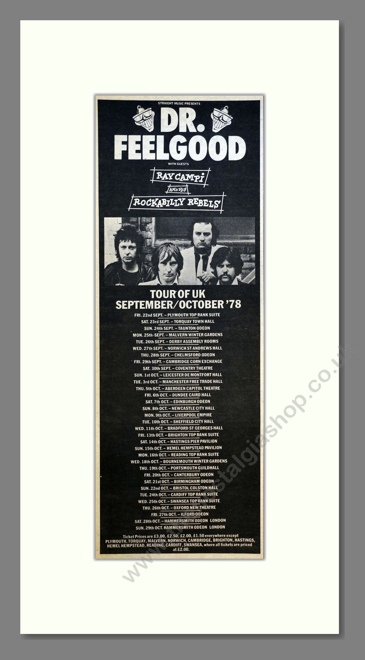 dr feelgood uk tour