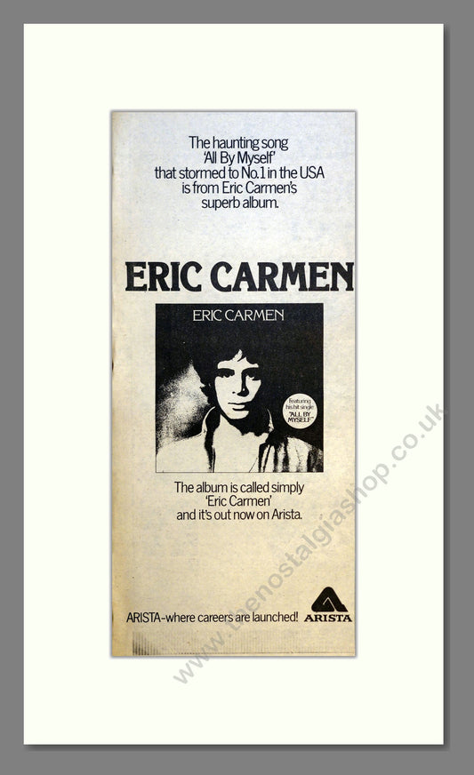 Eric Carmen - Self Titled. Vintage Advert 1976 (ref AD201073)