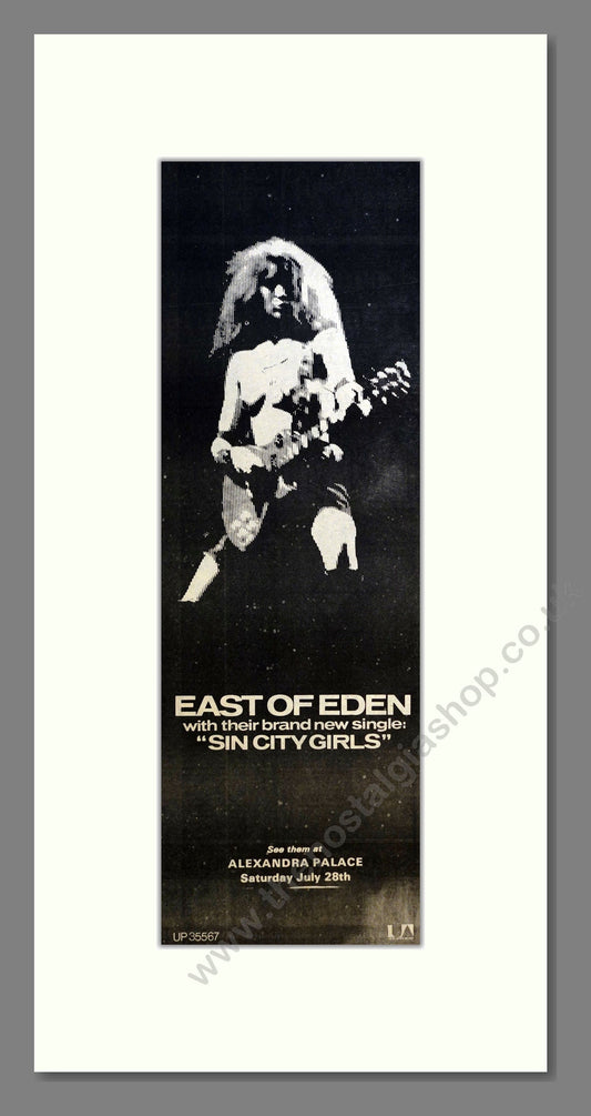 East of Eden - Sin City Girls. Vintage Advert 1973 (ref AD201093)